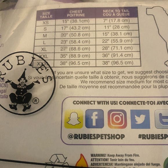 Rubie's Cupcake Pet Costume -Large (MSRP $39.53) Birthday/Party/Holiday - Picture 2 of 3